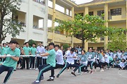 Đoàn TNCS Hồ Chí Minh Trường THPT Kiến An tổ chức Giải kéo co và Giải bóng rỗ năm 2023