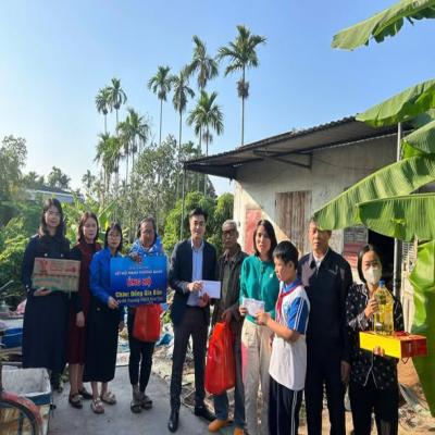 Đoàn xã An Thành: Kết nối, ủng hộ cháu Đồng Gia Bảo thôn Hải Ninh