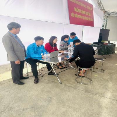 ĐOÀN THANH NIÊN HỖ TRỢ KHÁM TRUNG TUYỂN NGHĨA VỤ QUÂN SỰ, CAND NĂM 2026.