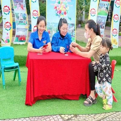 ĐOÀN THANH NIÊN XÃ TRƯỜNG TÂN TÍCH CỰC TUYÊN TRUYỀN NHÂN DÂN THAM GIA CUỘC THI 