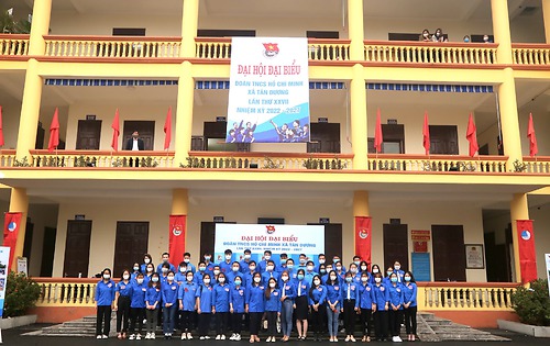 BTV Huyện đoàn chỉ đạo Đại hội Đoàn TNCSHCM xã Tân Dương lần thứ XXVII, nhiệm kỳ 2022-2027