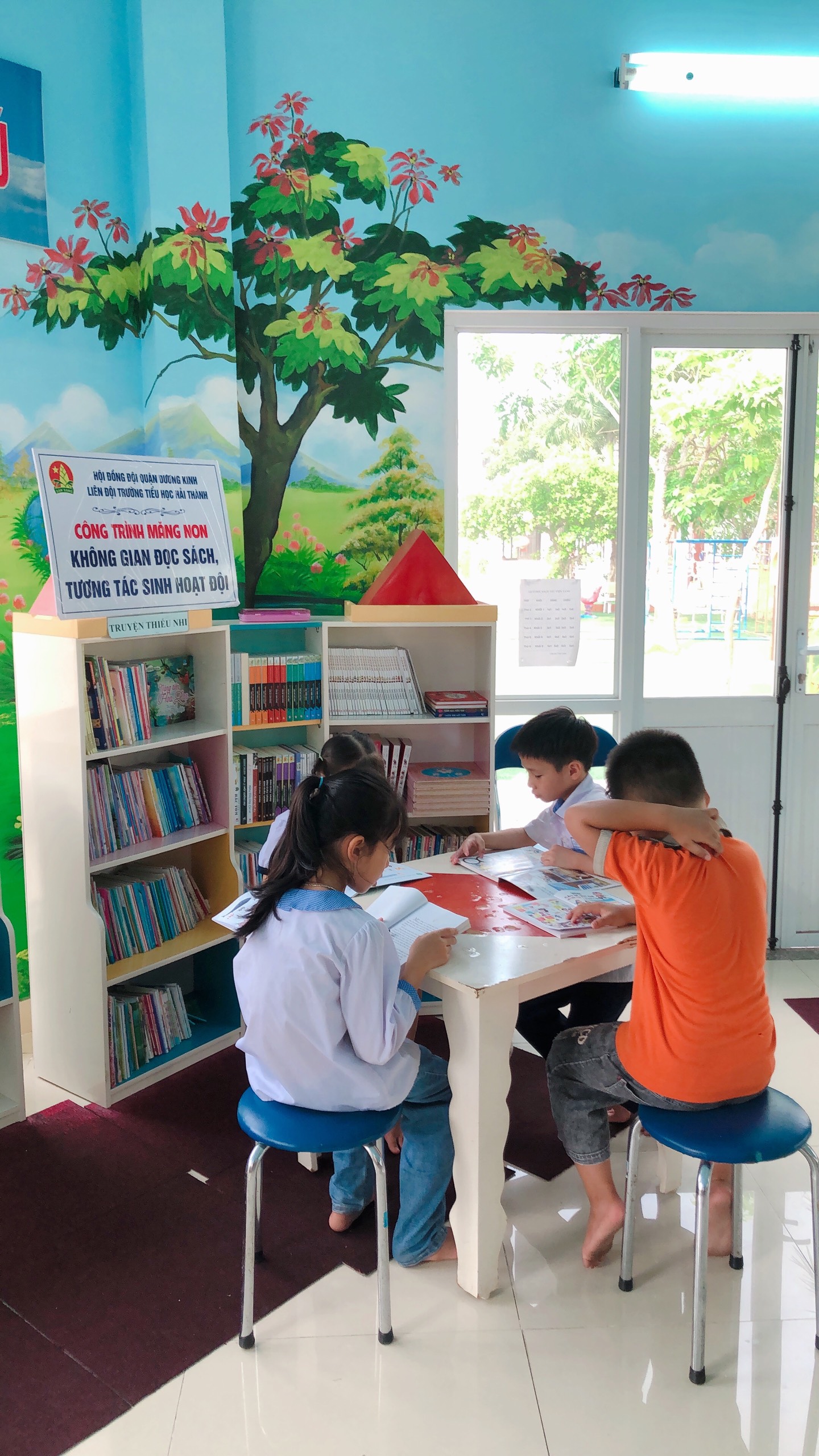 Thư viện thân thiện ở trường Mầm non huyện Tuy Phước