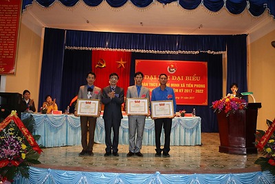 Đại hội điểm khối xã thị trấn Đoàn TNCS Hồ Chí Minh xã Tiền Phong lần thứ XXVIII nhiệm kỳ 2017-2022.