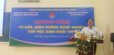 Chương trình Tư vấn, định hướng nghề nghiệp cho ĐVTN, học sinh THPT