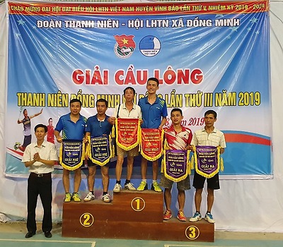 Giải cầu lông thanh niên xã Đồng Minh mở rộng lần thứ III năm 2019