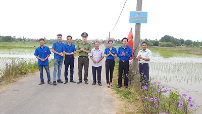 Đoàn TNCS Hồ Chí Minh huyện Vĩnh Bảo duy trì tốt mô hình tuyến đường thanh niên tự quản năm 2019