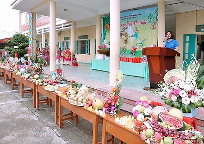 Các Liên đội Tiểu học và Trung học cơ sở trên địa bàn huyện đồng loạt tổ chức chương trình 