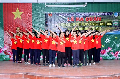 Quận đoàn Ngô Quyền Lễ ra quân Chương trình “Tình nguyện mùa đông năm 2016” và “Xuân tình nguyện năm 2017” 