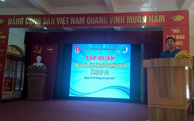 Tập huấn công tác Đoàn - Hội và phong trào thanh niên trường học Quận Ngô Quyền, năm học 2017-2018