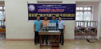 Công trình Mô hình điều khiển phân loại và đếm sản phẩm