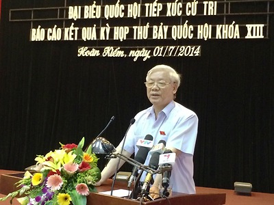  Tổng Bí thư Nguyễn Phú Trọng: Kiên quyết giữ vững chủ quyền biển, đảo của Tổ quốc 