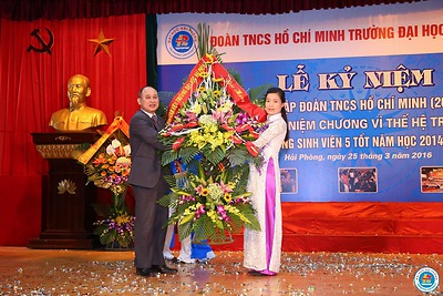 Đoàn TN Trường Đại học Hải Phòng tổ chức Lễ kỉ niệm 85 năm ngày thành lập Đoàn TNCS Hồ Chí Minh