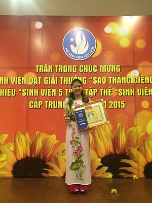 HOÀNG THỊ KIM OANH - GƯƠNG MẶT ĐOÀN VIÊN TIÊU BIỂU  CỦA TRƯỜNG ĐẠI HỌC HẢI PHÒNG
