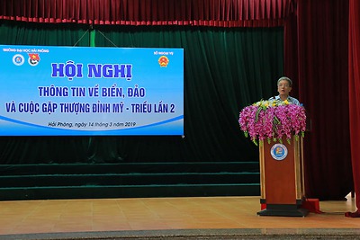 Hội nghị “Thông tin về biển, đảo và cuộc gặp Thượng đỉnh Mỹ - Triều lần 2”