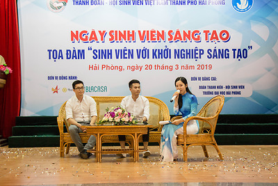 Đoàn thanh niên - Hội sinh viên trường Đại học Hải Phòng đăng cai tổ chức chương trình “Ngày sinh viên sáng tạo