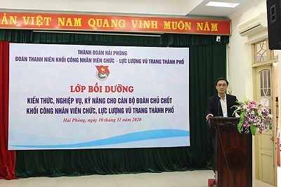 Đoàn Thanh niên Công ty Xi măng Vicem Hải Phòng đồng tổ chức và tham dự Lớp bồi dưỡng kiến thức, nghiệp vụ, kỹ năng cho cán bộ Đoàn chủ chốt năm 2020 do Đoàn thanh niên Khối công nhân viên chức, lực lượng vũ trang thành phố phối hợp tổ chức