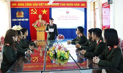 Sinh hoạt chuyên đề “Tuổi trẻ Công an Hải Phòng sắt son niềm tin với Đảng”