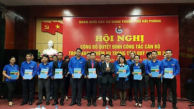 Hội nghị công bố công tác cán bộ, sơ kết công tác Đoàn và PTTN quý III, triển khai nhiệm vụ trọng tâm quý IV năm 2017. 