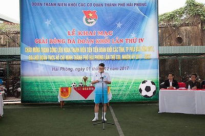 Lễ Khai mạc Giải bóng đá Đoàn Khối lần thứ IV - năm 2017