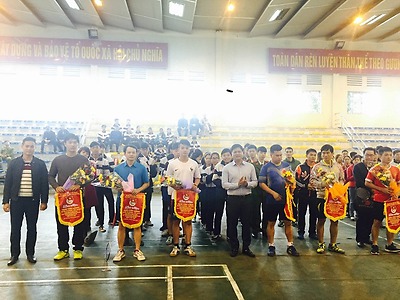 GIẢI CẦU LÔNG KHỐI CN-HCSN-LLVT VÀ KHỐI TRƯỜNG HỌC HUYỆN AN DƯƠNG