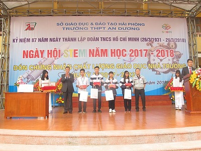Ngày hội STEM năm học 2017-2018 tại trường THPT An Dương