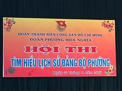 Đoàn TNCS Hồ Chí Minh phường Hòa Nghĩa, quận Dương Kinh tổ chức hội thi 