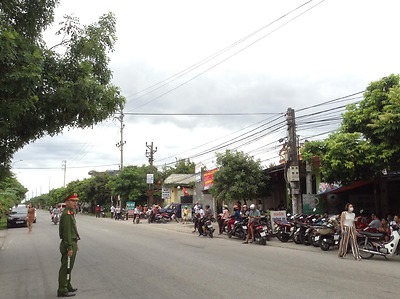 Mô hình Cổng trường An toàn giao thông Trường THPT Mạc Đĩnh Chi