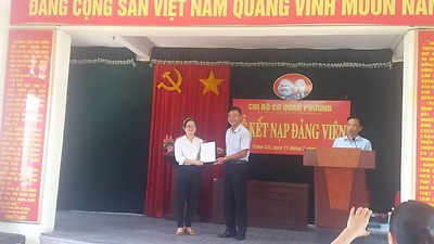 Đoàn phường Tràng Cát: Giới thiệu đoàn viên ưu tú cho Đảng kết nạp