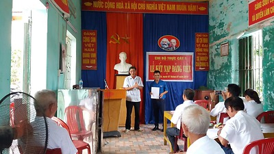 Tuổi trẻ Hải An vinh dự giới thiệu Đoàn viên ưu tú tham gia hàng ngũ của Đảng