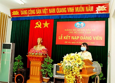 Quận đoàn Hải An giới thiệu đoàn viên tiêu biểu kết nạp vào Đảng Cộng sản Việt Nam