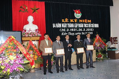 Huyện đoàn Kiến Thụy tổ chức Lễ kỷ niệm 84 năm ngày thành lập Đoàn TNCS Hồ Chí Minh