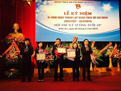Quận đoàn Kiến An: Kỷ niệm 84 năm Ngày thành lập Đoàn TNCS Hồ Chí Minh và Hội thi “Lý tưởng tuổi 18” năm học 2014-2015