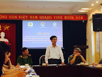 Hội nghị giao ban Ban Chỉ đạo các hoạt động phối hợp kỷ niệm 70 năm Ngày truyền thống Công an nhân dân Việt Nam (19/8/1945 - 19/8/2015) và 10 năm Ngày hội toàn dân bảo vệ an ninh Tổ quốc (19/8/2005 - 19/8/2015) cấp thành phố.