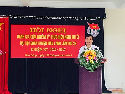 Huyện đoàn Tiên Lãng: Hội nghị sơ kết giữa nhiệm kỳ 2012-2017.