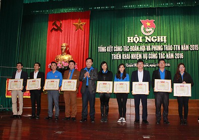 Hội nghị tổng kết Công tác Đoàn, Hội và phong trào thanh thiếu nhi quận Ngô Quyền năm 2015