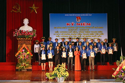 Huyện đoàn Kiến Thụy: tổ chức kỷ niệm 85 năm ngày thành lập Đoàn TNCS Hồ Chí Minh