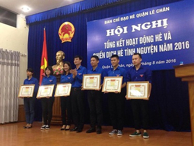 Tổng kết hoạt động hè và chiến dịch hè tình nguyện quận Lê Chân năm 2016