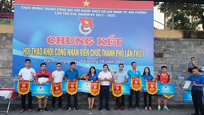 Hội thao Khối công nhân viên chức thành phố chào mừng thành công Đại hội Đoàn thành phố lần thứ XIII