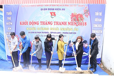 Quận đoàn Kiến An khởi động Tháng Thanh niên năm 2018