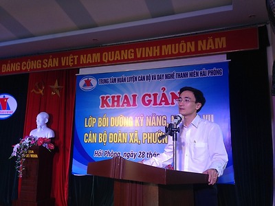 Khai giảng lớp bồi dưỡng kỹ năng, nghiệp vụ cán bộ Đoàn xã, phường năm 2018