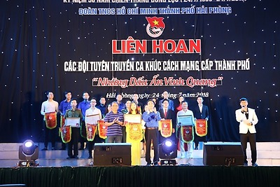 Liên hoan các đội tuyên truyền ca khúc cách mạng cấp thành phố năm 2018