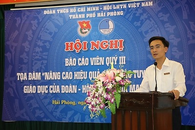 Hội nghị Báo cáo viên quý III năm 2018, Tọa đàm “Nâng cao hiệu quả công tác tuyên truyền, giáo dục của Đoàn-Hội thông qua mạng xã hội”