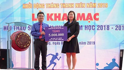 KHỞI ĐỘNG THÁNG THANH NIÊN NĂM 2019 VÀ KHAI MẠC HỘI THAO 