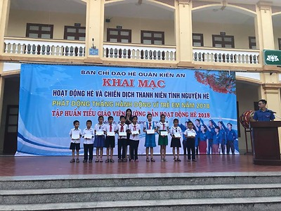 Khai mạc hoạt động hè và chiến dịch TNTN hè 2018