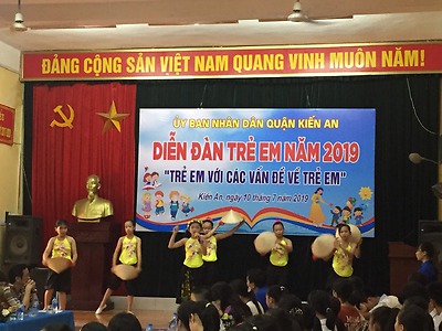 Diễn đàn trẻ em quận Kiến An năm 2019 với chủ đề 