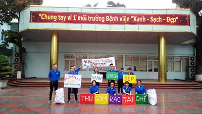 Khởi động tháng thanh niên và ra quân vệ sinh môi trường, cảnh quan tại Bệnh viện Hữu nghị Việt Tiệp, hưởng ứng Ngày Chủ nhật Xanh toàn quốc năm 2019. Đồng thời tuyên truyền giữ trật tự an toàn giao thông trong đoàn viên thanh niên toàn bệnh viện.