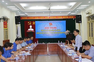 Kiểm tra công tác Đoàn và phong trào thanh niên 6 tháng đầu năm 2019