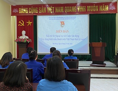 Diễn đàn Tuổi trẻ Sở Ngoại vụ với Cuộc vận động “Xây dựng hình mẫu thanh niên Việt Nam thời kỳ mới” 
