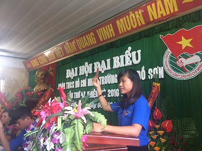 Đại hội Đoàn trường THPT Đồ Sơn, nhiệm kì 2016-2017
