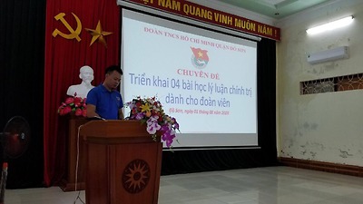 Sinh hoạt toàn Đoàn chuyên đề: 4 bài học lý luận chính trị dành cho Đoàn viên